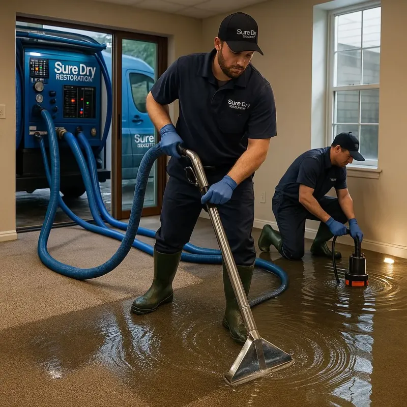 Water Extraction and Removal process in Vadnais Heights, MN